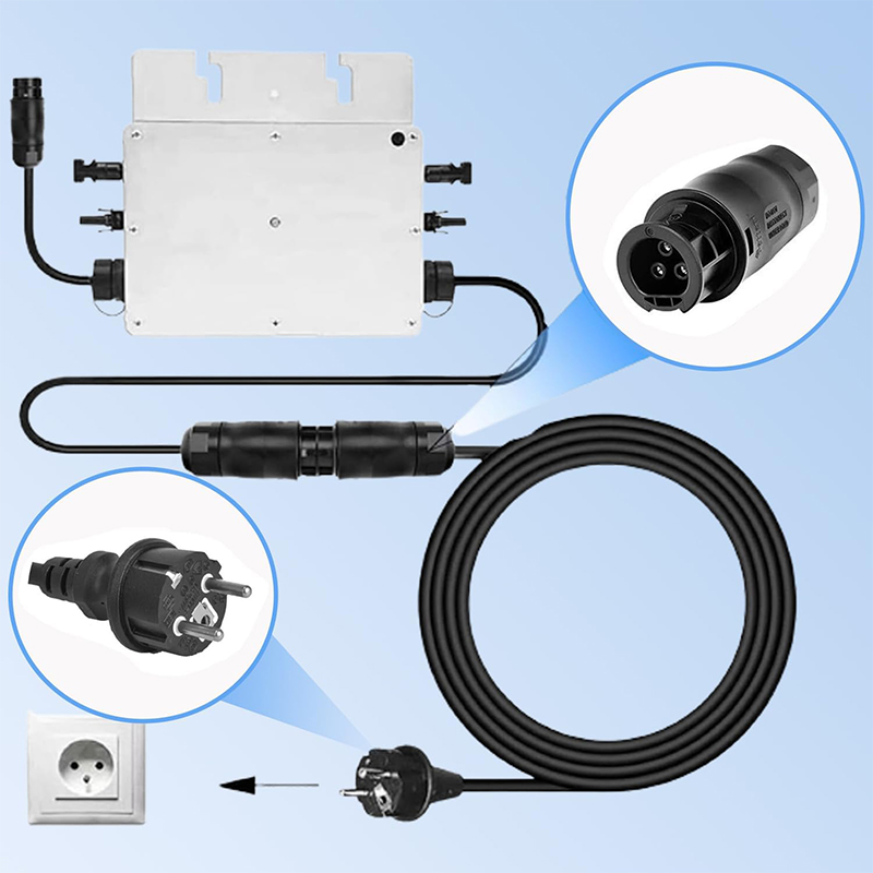 Balkong solcellesett 400W