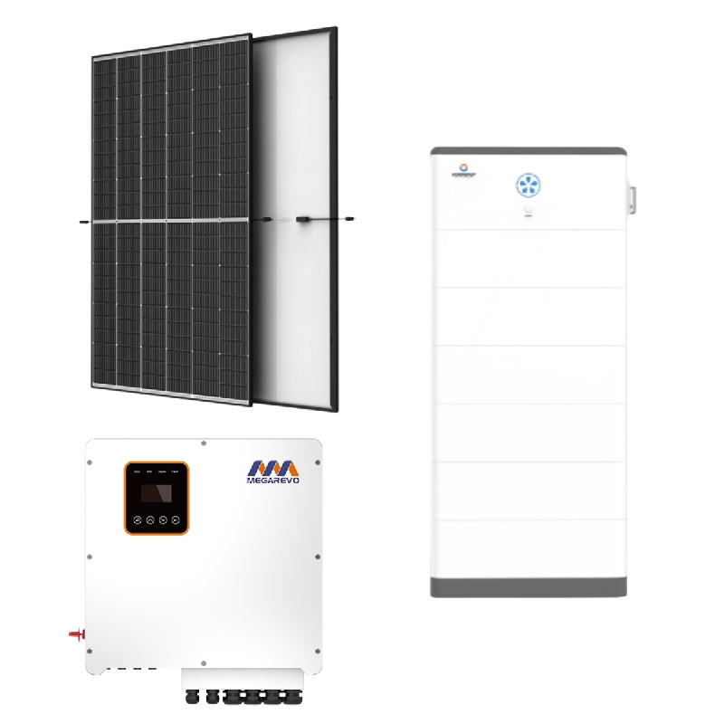 8KW solcellesett med 10KWh lagring